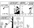 Comic Katze trifft Kaugummi